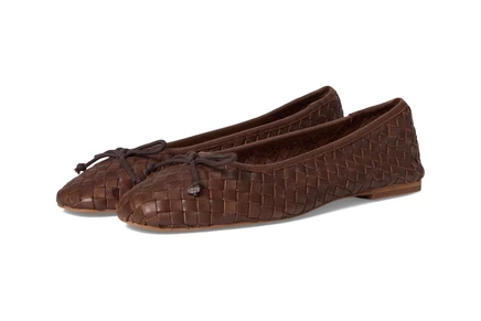 Женские балетки Dune London Heat кожаные, коричневые