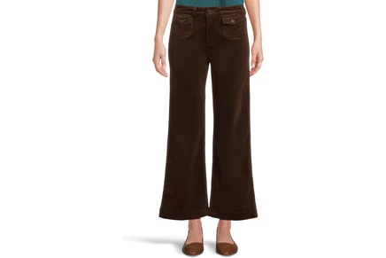 Джинсы Paige Leenah Ankle Mini Patch Pockets In Chicory Coffee