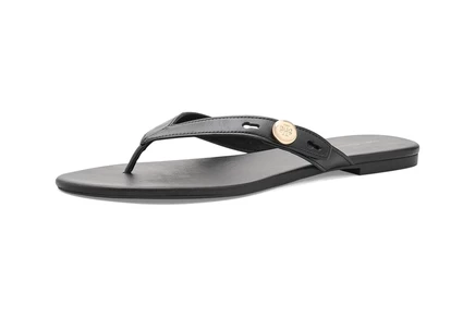 Tory Burch Romy Thong Sandals perfect black
