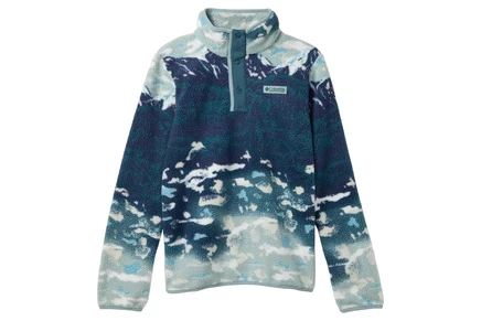Columbia Kids Arctic Blast II Jacket (Little Kid/Big Kid) mountain blue/collegiate navy 1