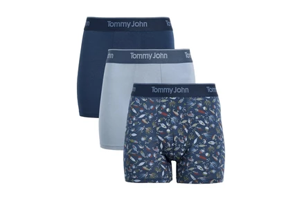 Мужские брифы Tommy John Second Skin 4″, 3 шт., разноцветные