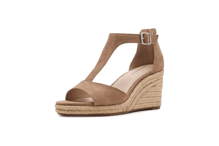 Туфли Lucky Brand Cyleste T-Strap Wedge Sandals