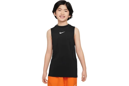 Детская майка Nike Dri-FIT, черно-белая