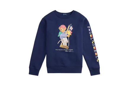 Толстовка Polo Ralph Lauren Kids Polo Bear Fleece Sweatshirt (Big Kid)