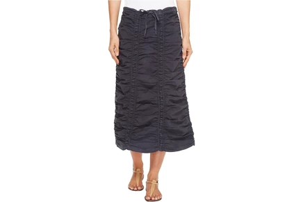 Юбка XCVI Stretch Poplin Double Shirred Panel Skirt