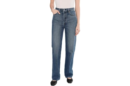 Джинсы Levis Premium Ribcage Super High Waist Straight Leg Jeans