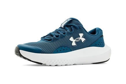 Мужские кроссовки Under Armour Kids Grade School Surge 4 (Big Kid) wham blue/white/white
