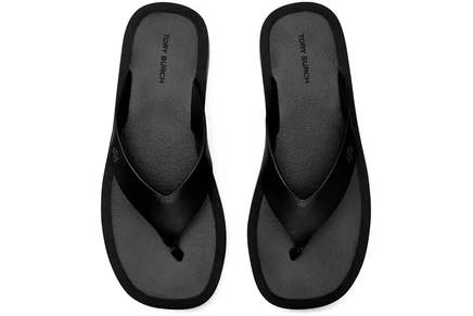 Сандалии Tory Burch Leather Platform Flip Flop