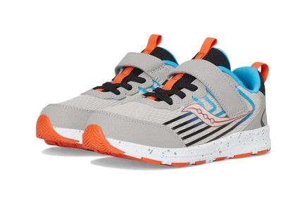 Кроссовки для малышей Saucony Kids Wind 3.0 Jr, черно-серые