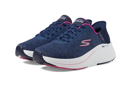 Женские кроссовки Skechers Max, тёмно-сине-розовые