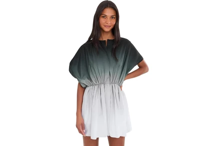 Платье Norma Kamali Super Oversized Sleeveless Flared Mini Dress