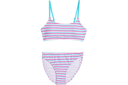 Купальник Snapper Rock Kids Sorbet Stripe Teen Crop Bikini (Big Kid)
