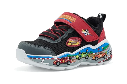 Детские кроссовки Skechers Play Scene, черно-красные