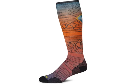 Носки Smartwool Ski Zero Cushion Geo Peaks Print Over The Calf Socks