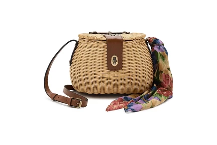 Женская сумка Patricia Nash Duronia Basket W/ French Hydrangeas Scarf