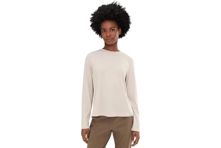 Женский лонгслив Columbia CSC Soft Stretch, тёмно-серый меланж