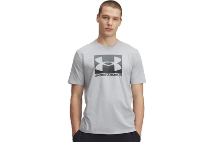 Мужская рубашка Under Armour Boxed Sports Updated Short Sleeve T-Shirt mod gray light heather/black