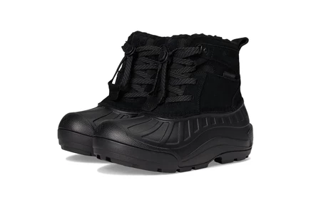 Ботинки Columbia Kids Youth Powderbug Alpine Waterproof (Toddler/Little Kid/Big Kid)