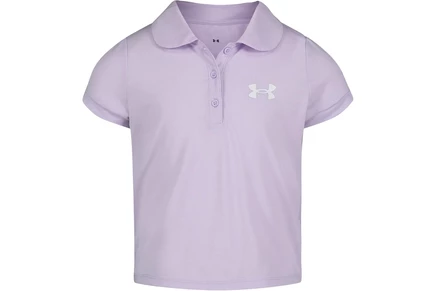 Under Armour Kids Solid Polo (Little Kids) nebula purple