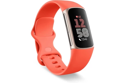 Фитнес-трекер Fitbit Charge 6, золотистый/красный