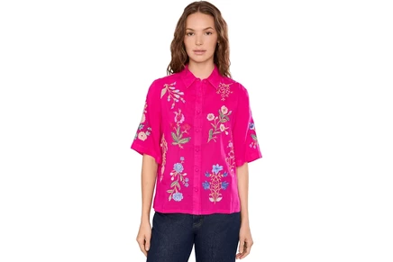 Женская футболка Johnny Was Relaxed Kimono Shirt - Beatrix