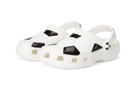 Детские сабо Crocs Kids Classic Graphic, черно-белые