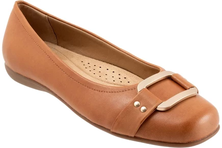 Женские балетки Trotters Sizzle Signature, коричневые