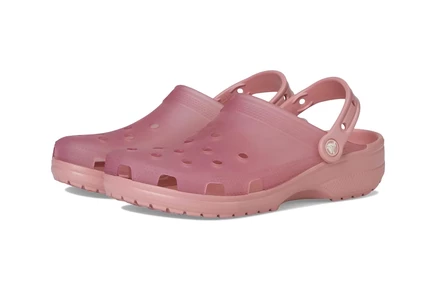 Унисекс сабо Crocs Classic Frosted Clog, розовые