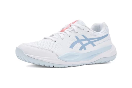 Детские кроссовки ASICS Gel-Resolution X, бело-серо-голубые