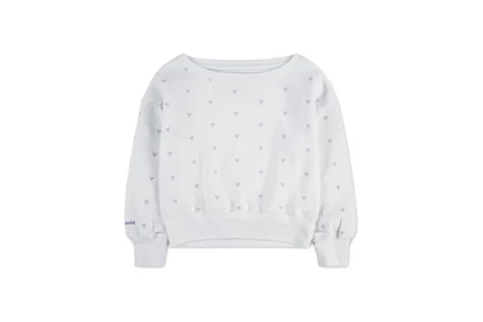 Женский свитшот abercrombie kids Printed Off-the-shouder Sweatshirt (Big Kids)