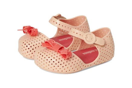 Детские туфли Mini Melissa Furadinha Pop Baby, бежевые