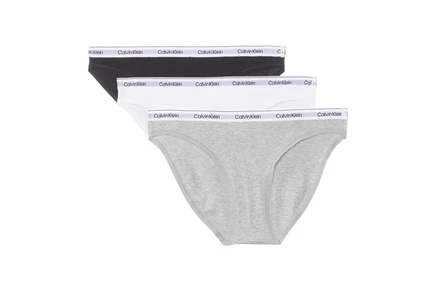 Calvin Klein Underwear Modern Logo Bikini 3-Pack black/white/grey heather