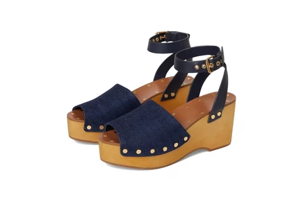 Madewell Holland Clog dark denim multi