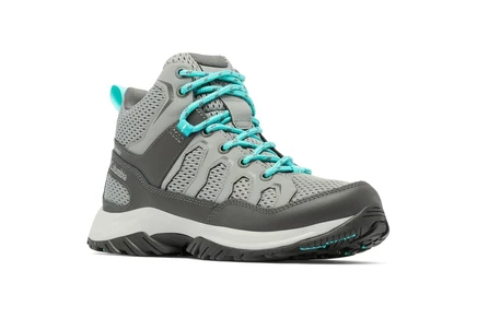 Женские кроссовки Columbia Granite Trail Mid Waterproof titanium grey steel/bright aqua