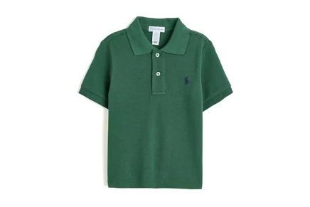 Футболка-поло для младенцев Polo Ralph Lauren, зелёная