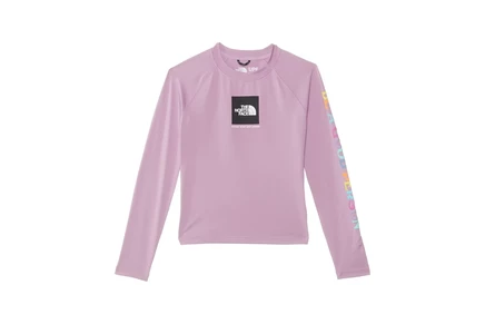 The North Face Kids Amphibious Long Sleeve Sun Tee (Little Kids/Big Kids) mineral purple