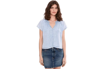 Женская блузка Splendid Meadow Indigo, выбеленный индиго