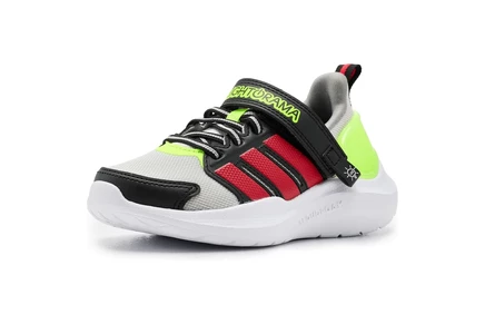 Кроссовки для малышей adidas Lightorama, бело‑фиолетово‑лимонные