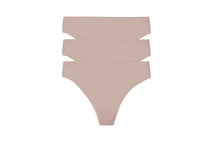 Женские стринги Natori Bliss Bare 3 шт., кофе