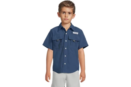 Детская рубашка Columbia Kids Bahama II, угольно-серая