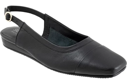 Женские балетки SoftWalk Vittoria, черные
