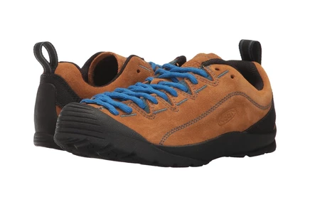 Женские кроссовки KEEN Jasper замшевые, коричнево-синие