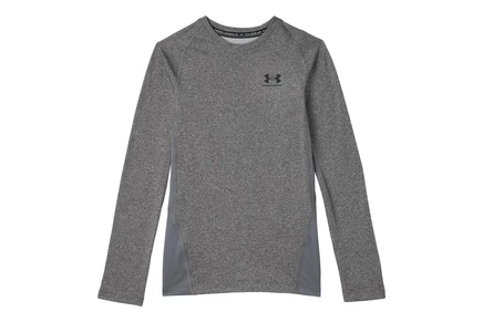 Детский лонгслив Under Armour ColdGear, серо-черный