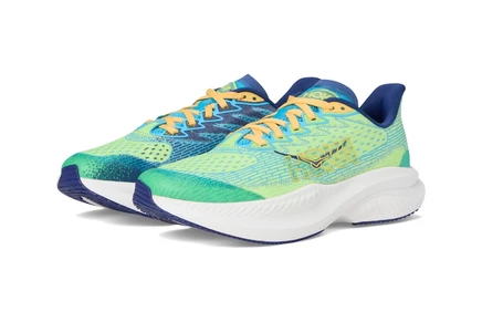 Hoka Kids Hoka Kids Mach 6 Sneaker(Big Kid) lettuce/bellwether blue