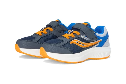 Saucony Kids Cohesion KDZ A/C Sneakers (Little Kid/Big Kid) navy/peel/blue