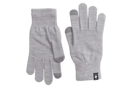 Унисекс перчатки Smartwool Merino Liner, светло-серый меланж
