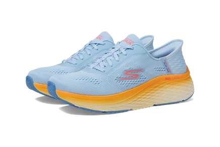 Женские кроссовки Skechers Max Cushioning Elite 2.0, blue/orange