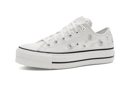 Женские кеды Converse Chuck Taylor Lift, бело-серые