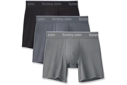Мужские боксеры Tommy John Second Skin Modal 3 шт., черный/синий/серый