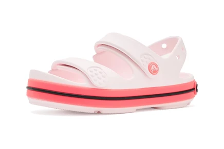 Сандалии Crocs для малышей Crocband Cruiser, белые/розовые